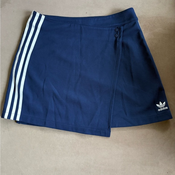 adidas Dresses & Skirts - Adidas Navy Blue Wrap Skirt